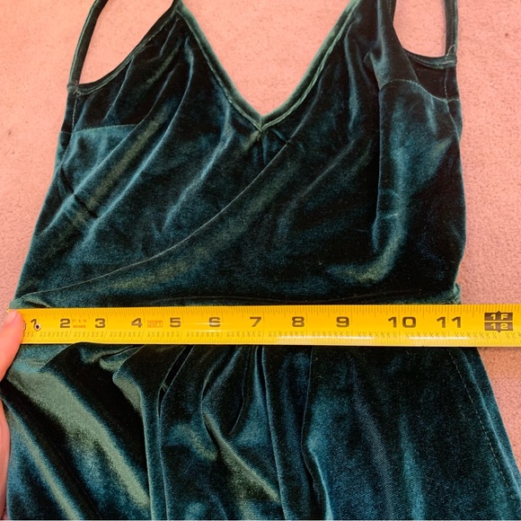 Shein | Emerald Green Velvet Mini Dress - Picture 8 of 8